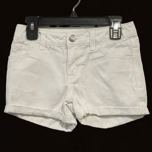 Cherokee‎ Denim White Blue Jean Shorts Girls Sz 7/8